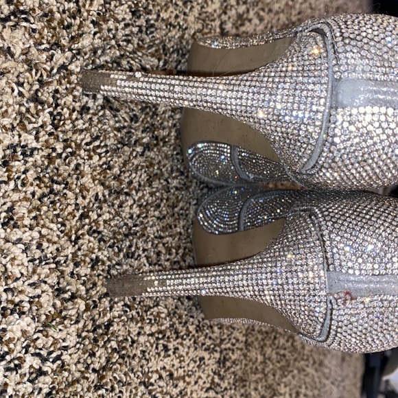 Steve Madden Sparkly Stiletto Boots - Picture 4 of 6